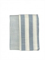 Handtuch Baumwolle  Streifen blau 2 st 45 x 65cm 15 €